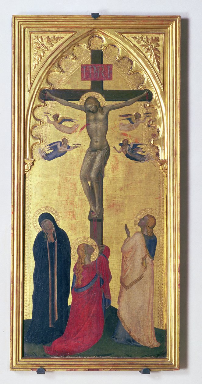 Ristiinnaulitseminen (tempera paneelissa) tekijältä Bernardo Daddi