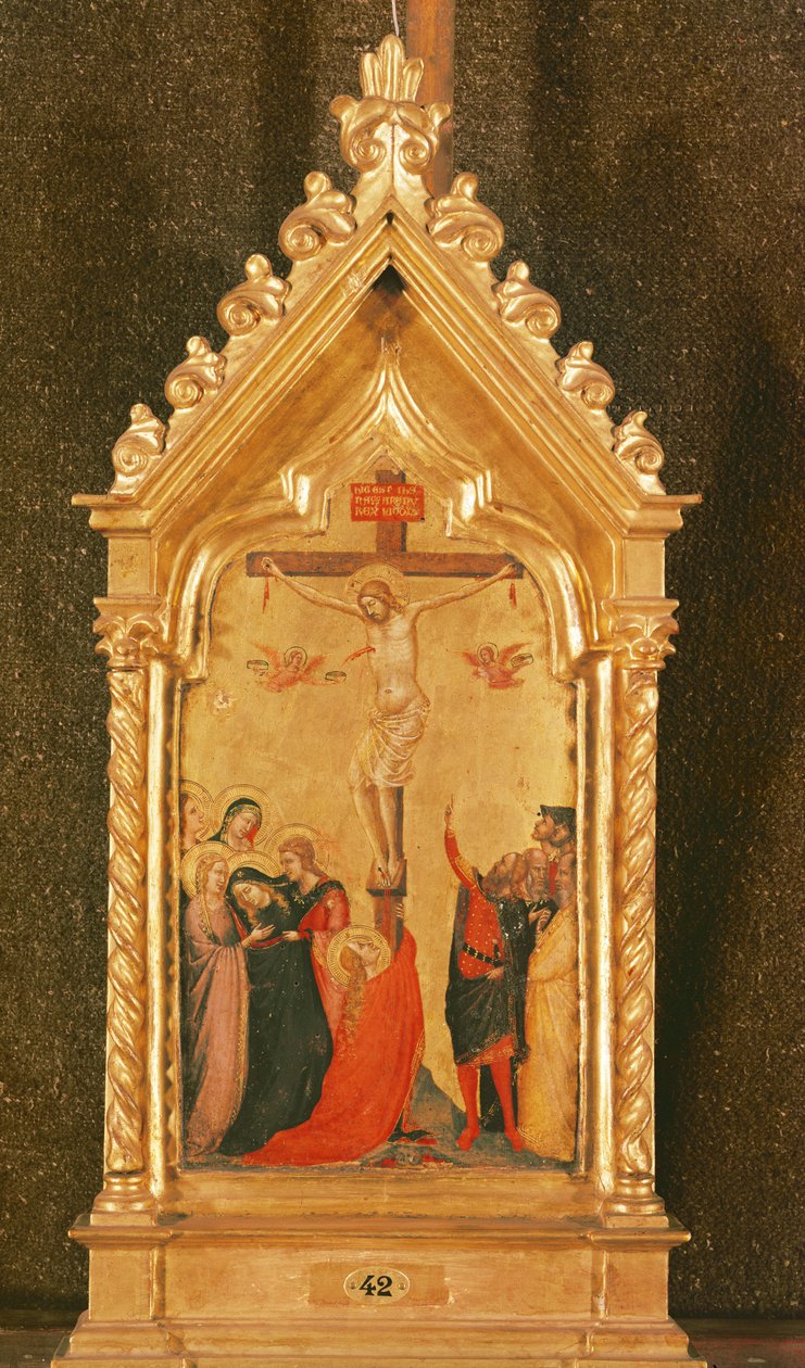 Ristiinnaulitseminen (tempera paneelissa) tekijältä Bernardo Daddi