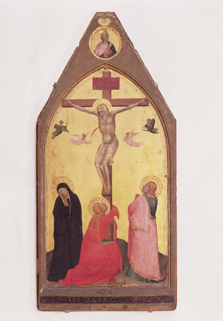 Ristiinnaulitseminen, 1343 (tempera paneelissa) tekijältä Bernardo Daddi