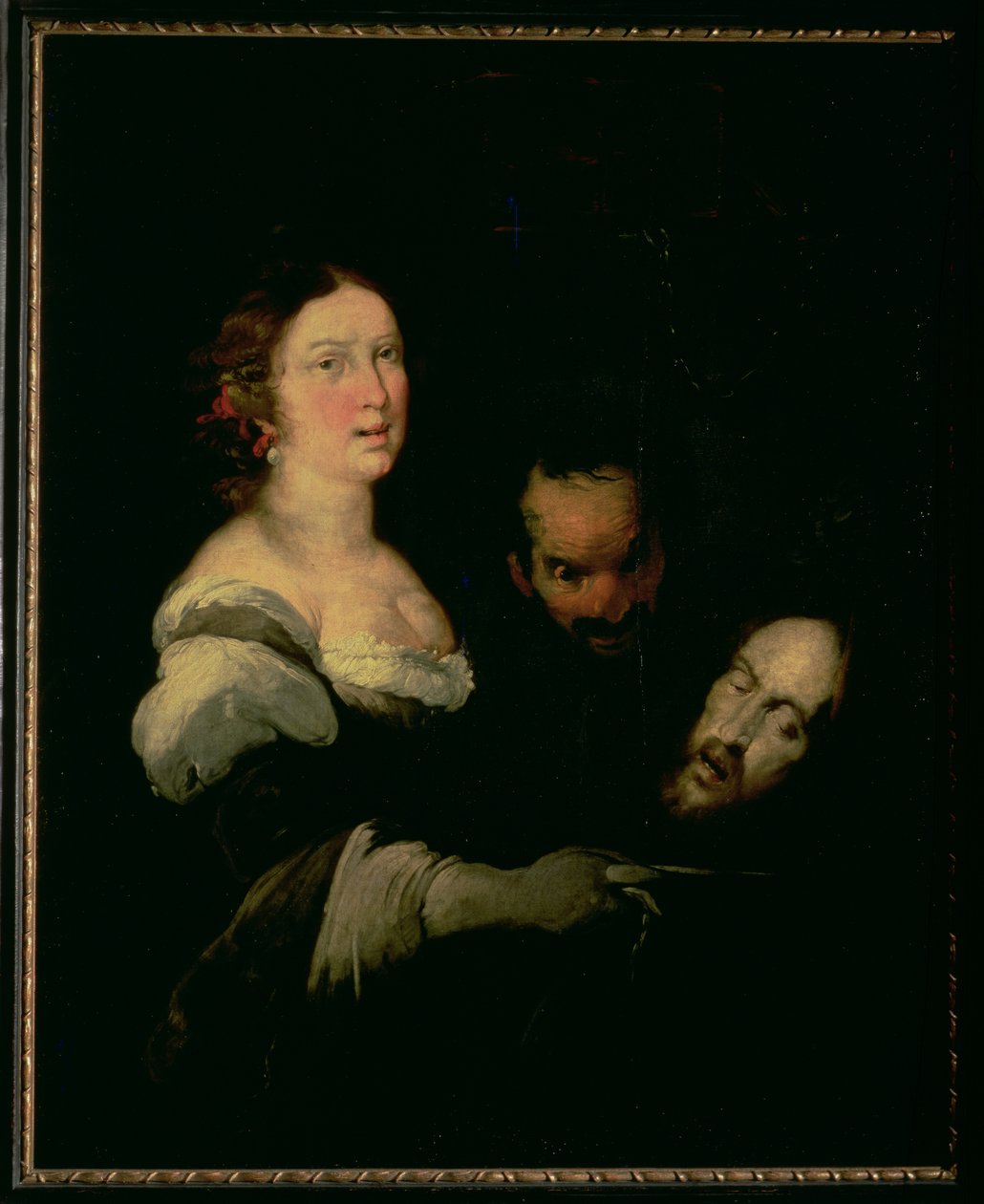 Salome Pyhän Johannes Kastajan pään kanssa, 1635 tekijältä Bernardo Strozzi