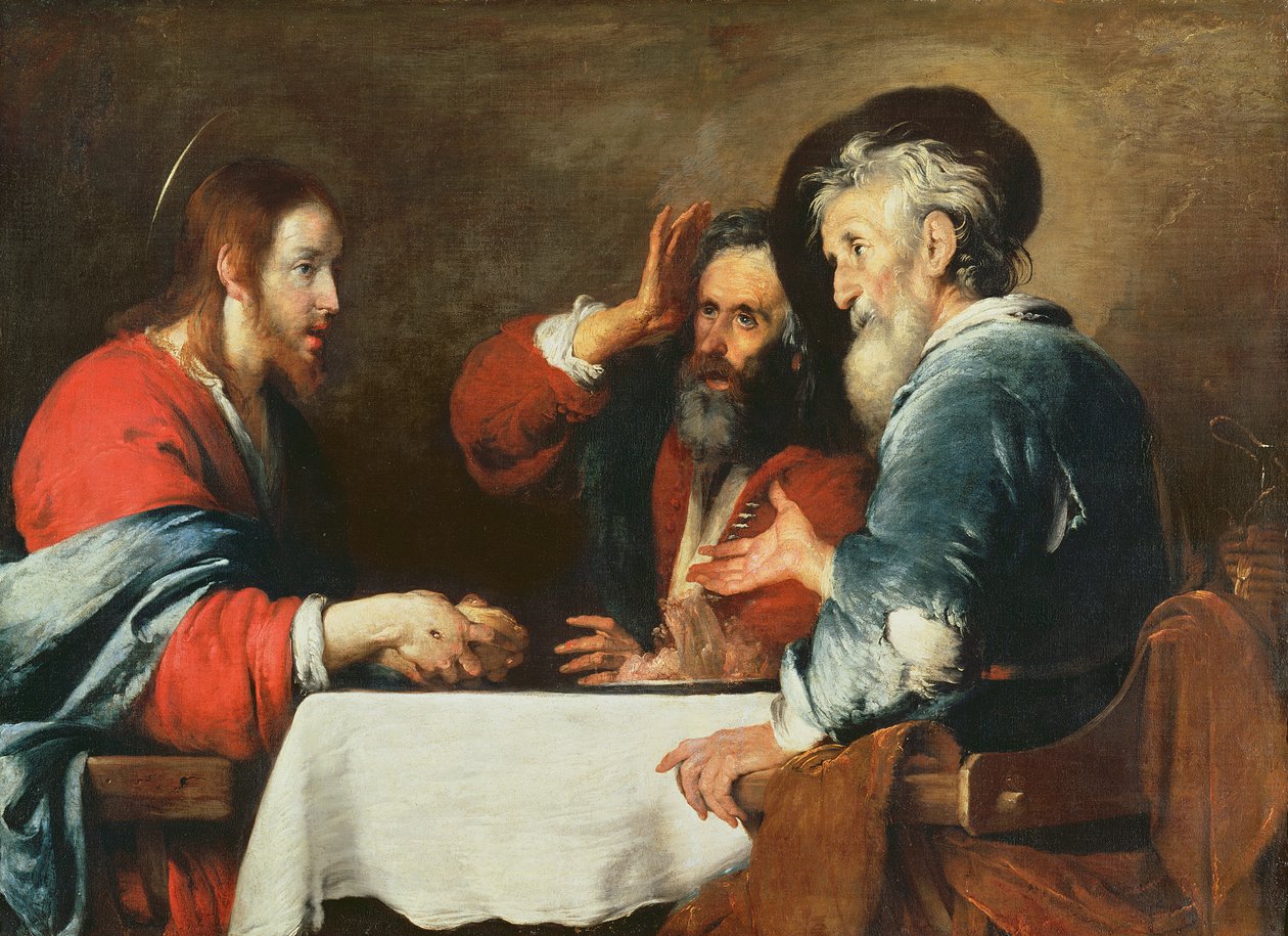 Illallinen Emmauksessa tekijältä Bernardo Strozzi