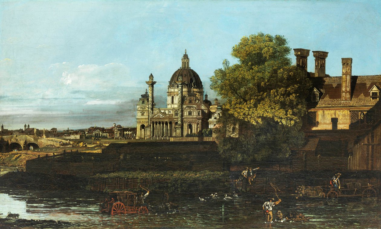 Bernardo Bellotto Wienin Karlskirche tekijältä Bernardo Bellotto