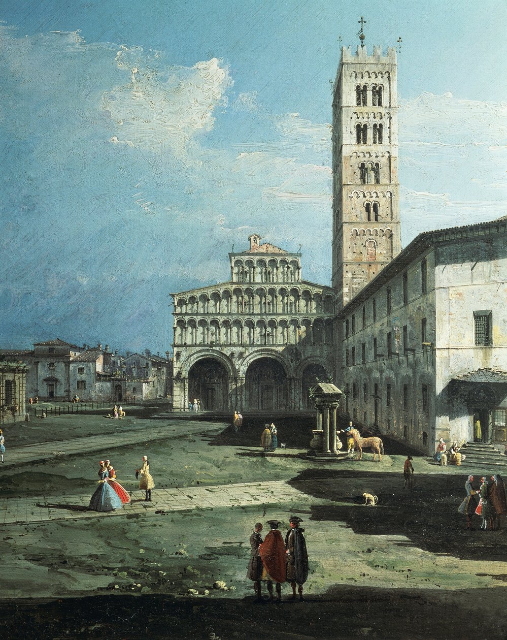 Piazza San Martino, Lucca tekijältä Bernardo Bellotto
