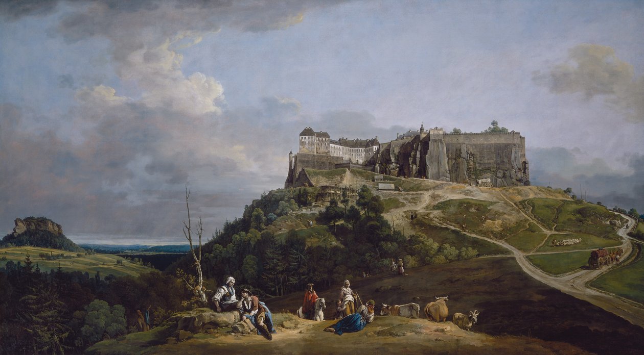 Königsteinin linnoitus tekijältä Bernardo Bellotto
