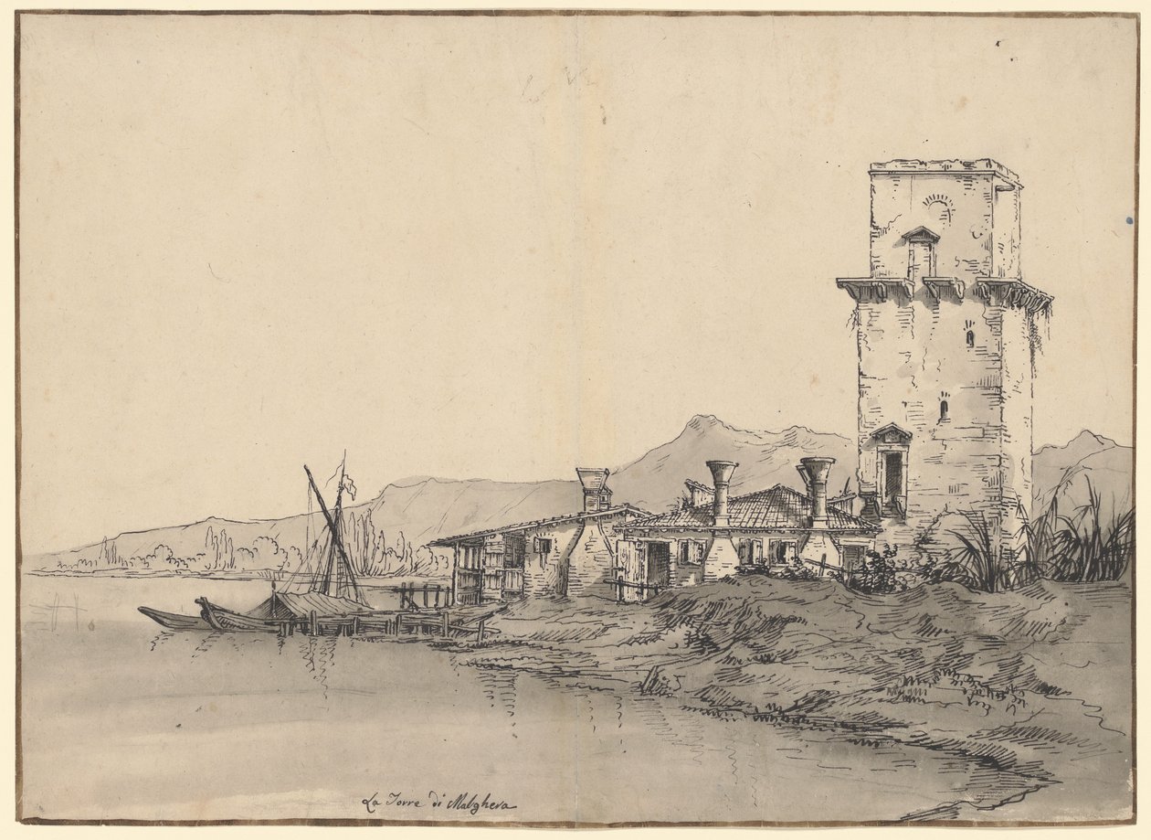 Margheran torni tekijältä Bernardo Bellotto