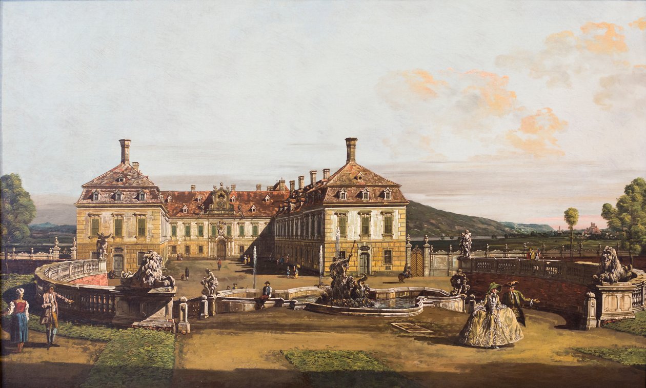 Sclosshofin keisarillinen palatsi tekijältä Bernardo Bellotto