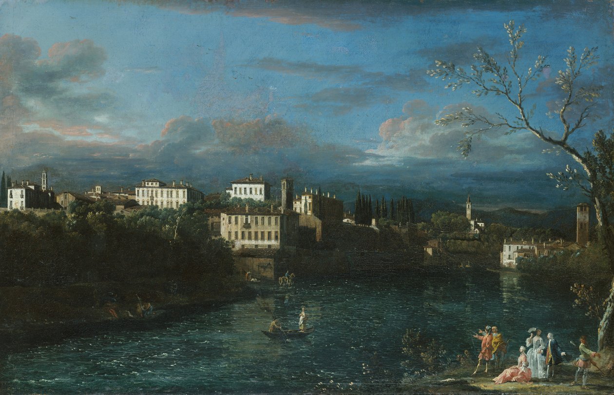 Vaprio dAdda, 1744. tekijältä Bernardo Bellotto