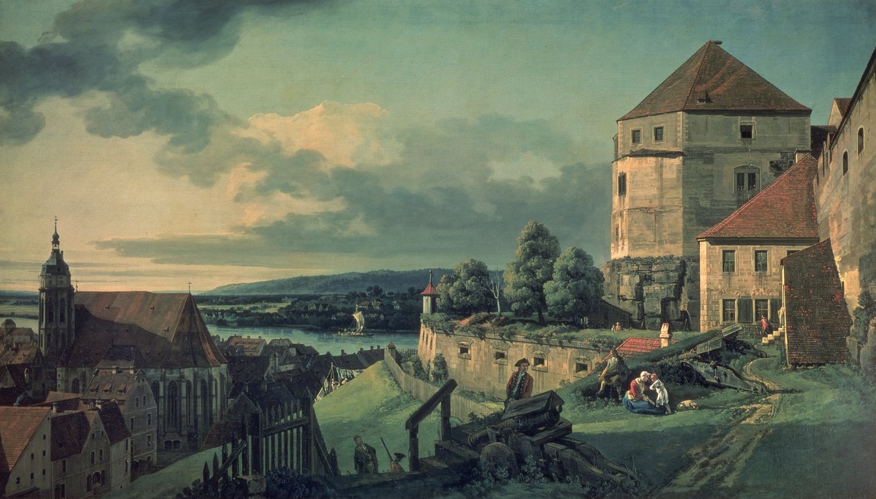 Näkymä linnalta (näkymä Pirnalle) tekijältä Bernardo Bellotto