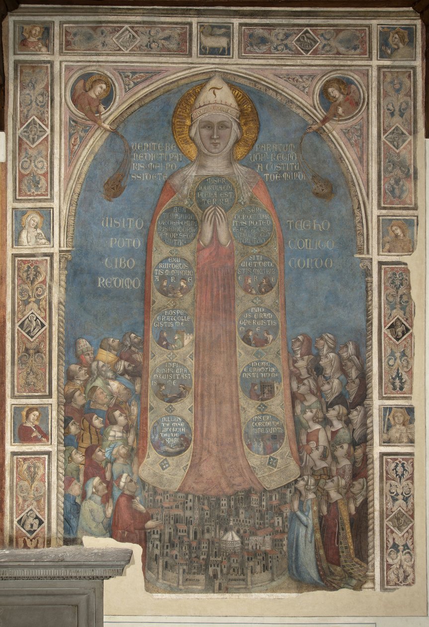 Madonna of Mercy, Madonna of Mercy, 1342 tekijältä Bernardo Daddi