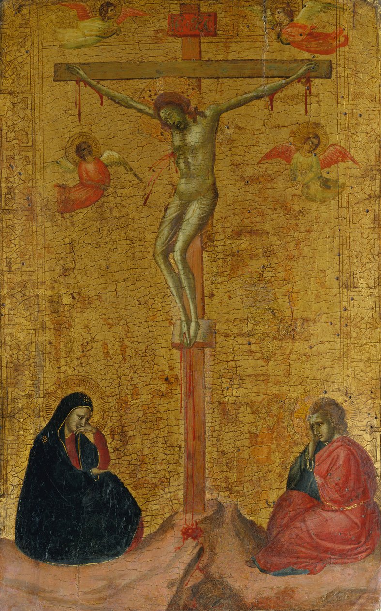 Ristiinnaulitseminen, n. 1325-30. tekijältä Bernardo Daddi