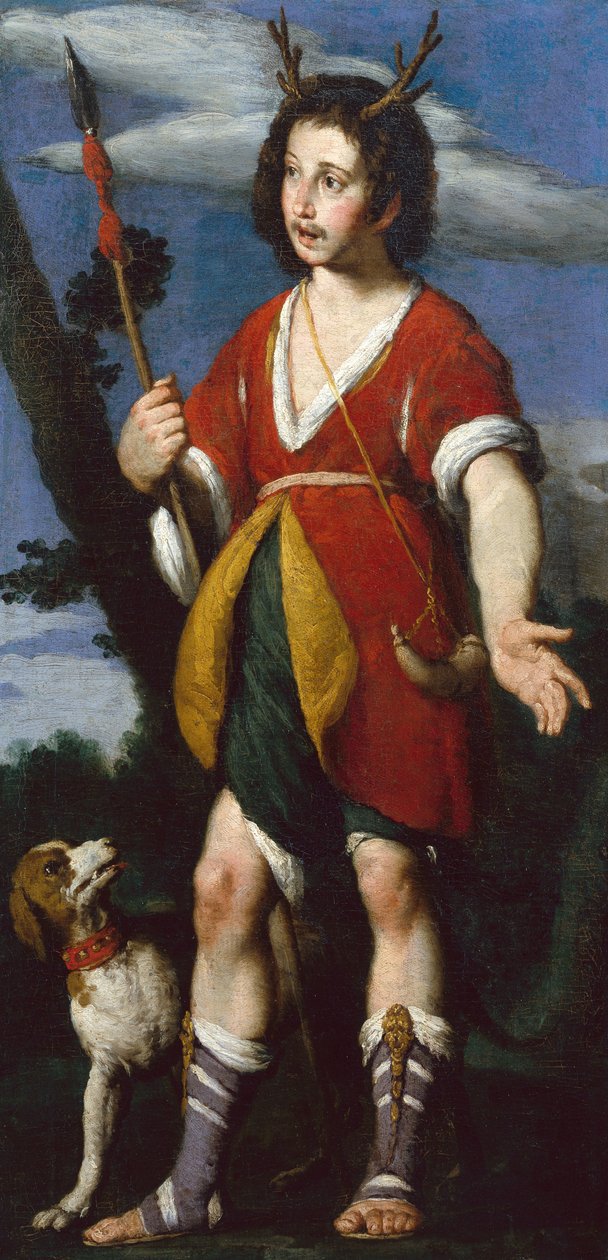 Actaeon (öljy kankaalle) tekijältä Bernardo Strozzi