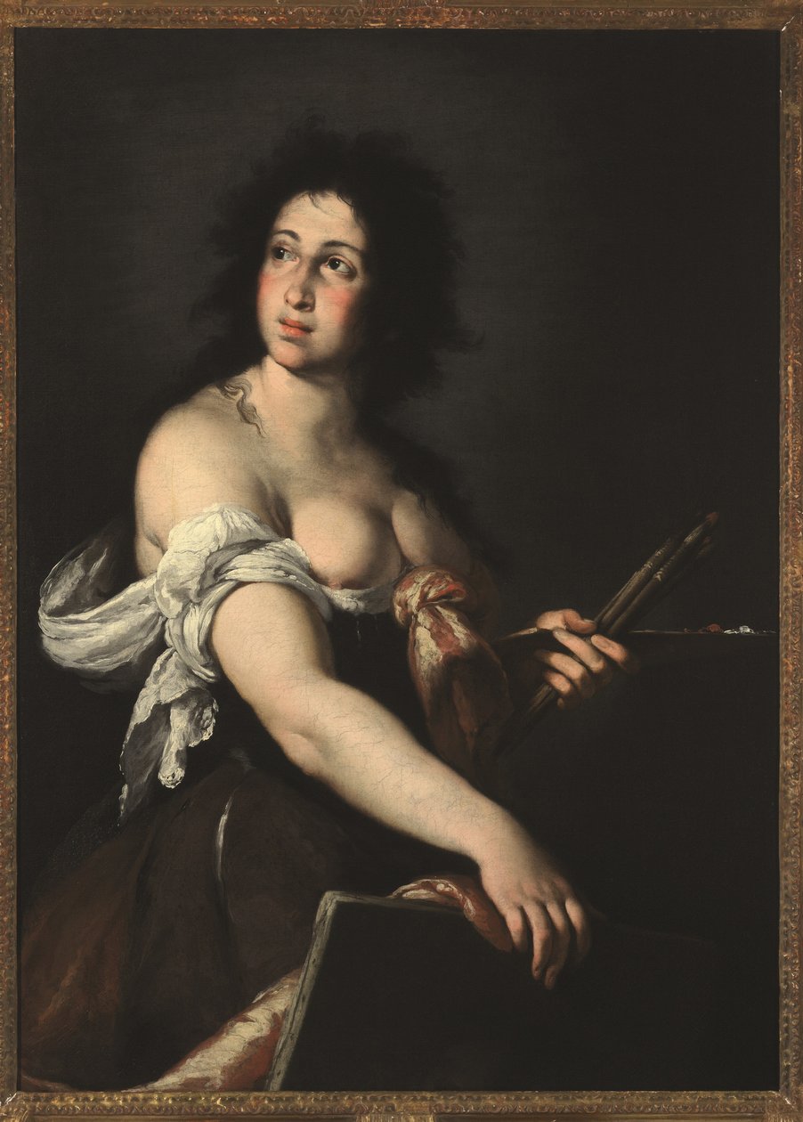 Maalauksen allegoria Maalauksen allegoria, 1635. tekijältä Bernardo Strozzi
