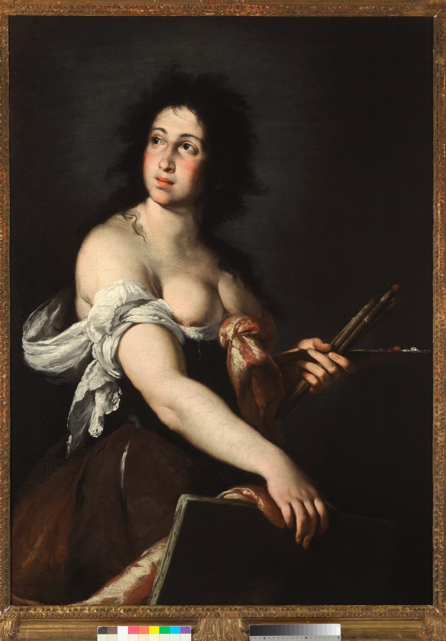 Maalauksen allegoria, n. 1635 tekijältä Bernardo Strozzi