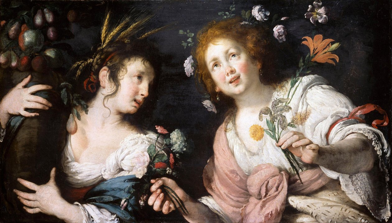 Kevään ja kesän allegoria tekijältä Bernardo Strozzi