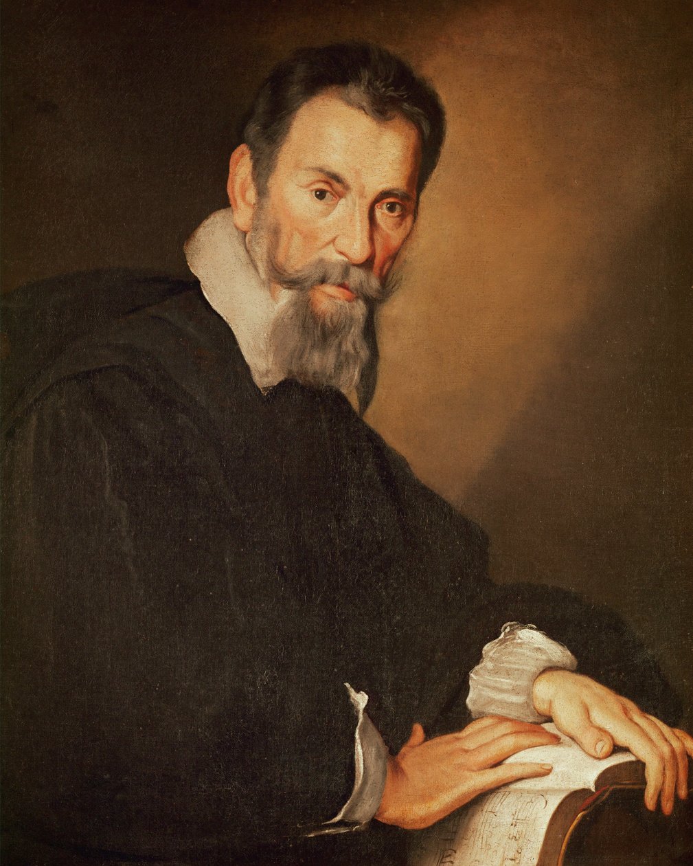 Claudio Monteverdi (öljy kankaalle) tekijältä Bernardo Strozzi