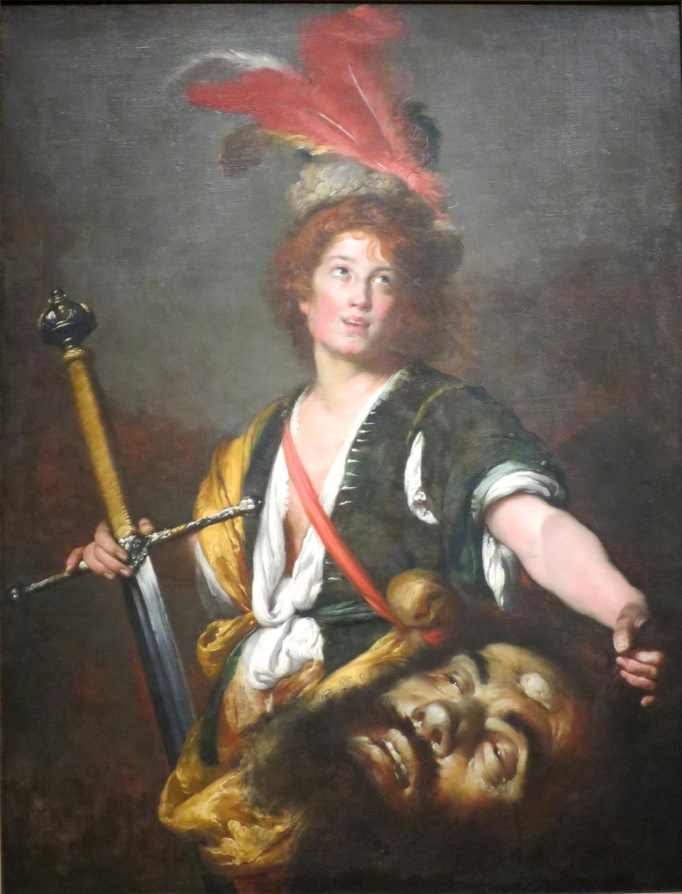Daavid ja Goljatin pää tekijältä Bernardo Strozzi