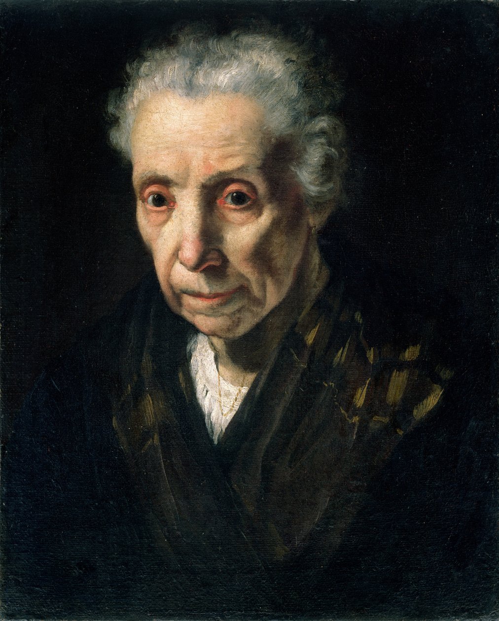Vanhan naisen pää tekijältä Bernardo Strozzi