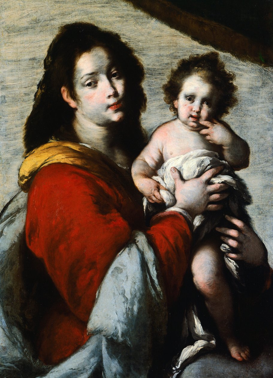 Madonna ja lapsi tekijältä Bernardo Strozzi
