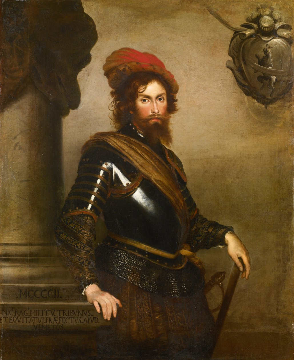 Nicolò Raggin muotokuva. tekijältä Bernardo Strozzi