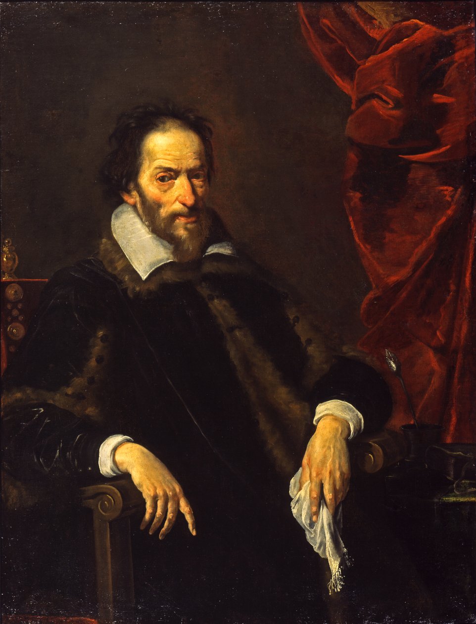 Herrasmiehen muotokuva, noin 1625-1632 tekijältä Bernardo Strozzi