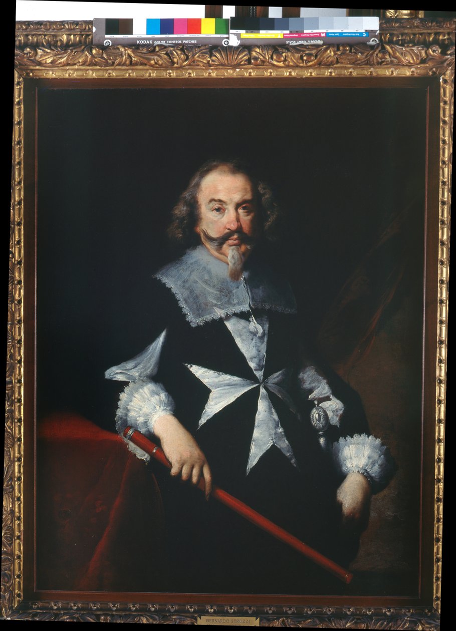 Maltan ritarin muotokuva (Scipione Papafava?), n. 1629 (öljy kankaalle) tekijältä Bernardo Strozzi