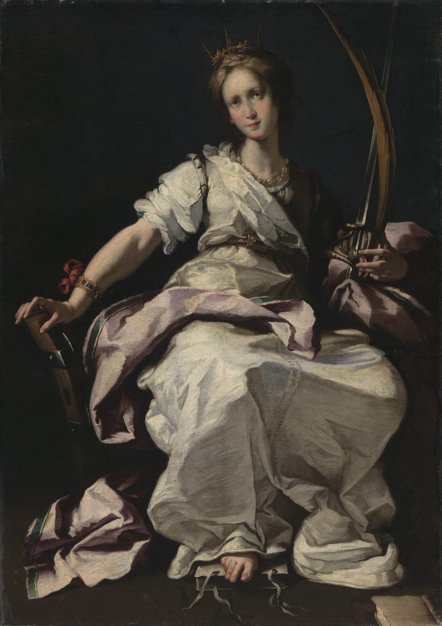 Aleksandrian pyhä Katariina tekijältä Bernardo Strozzi