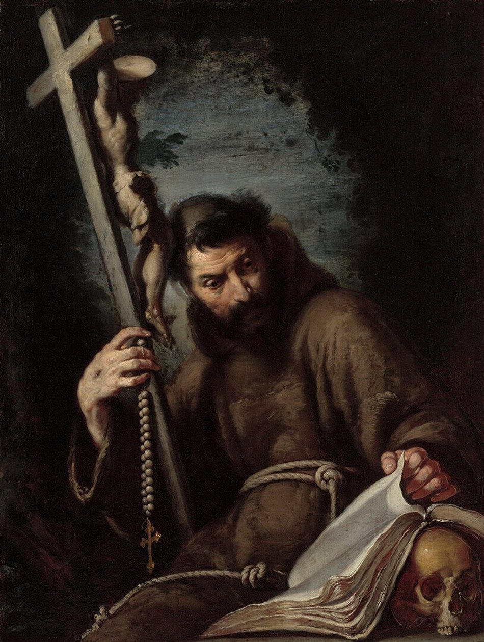 Saint Francis tekijältä Bernardo Strozzi