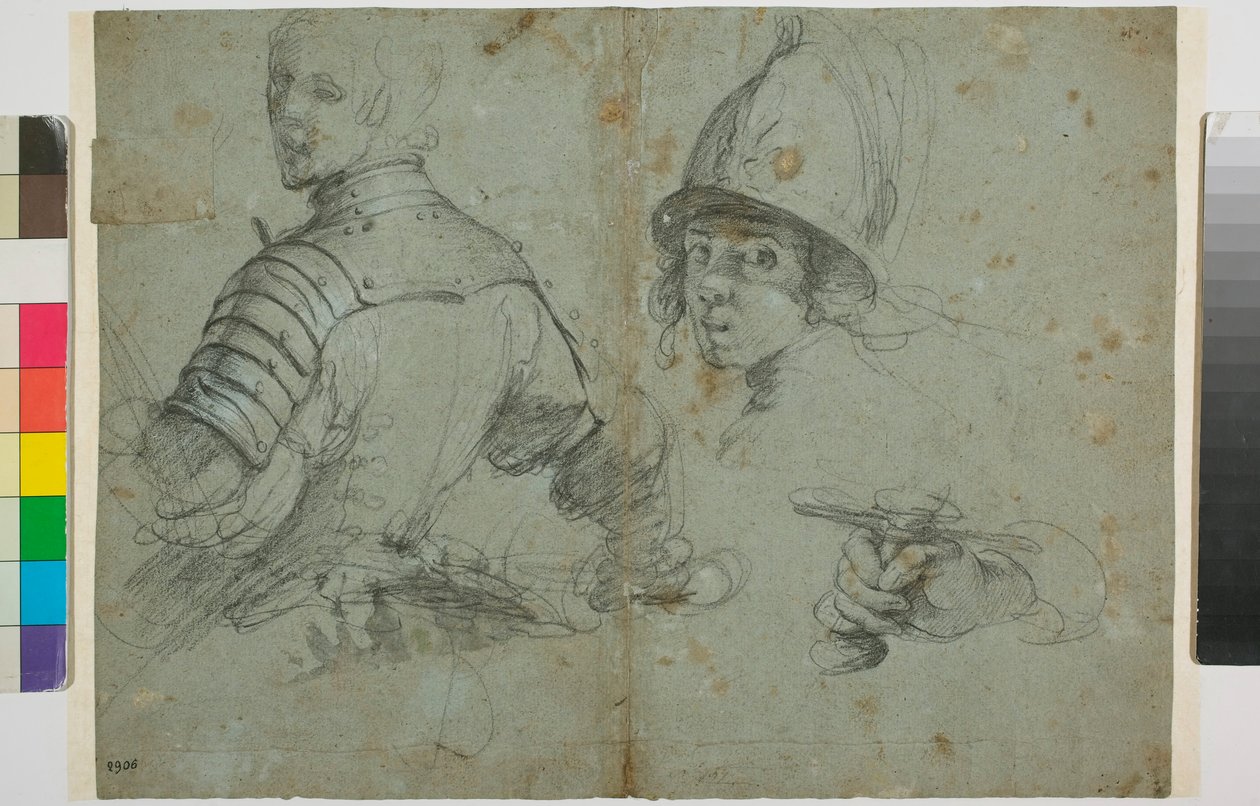 Tutkimus nuoresta miehestä haarniskassa tekijältä Bernardo Strozzi