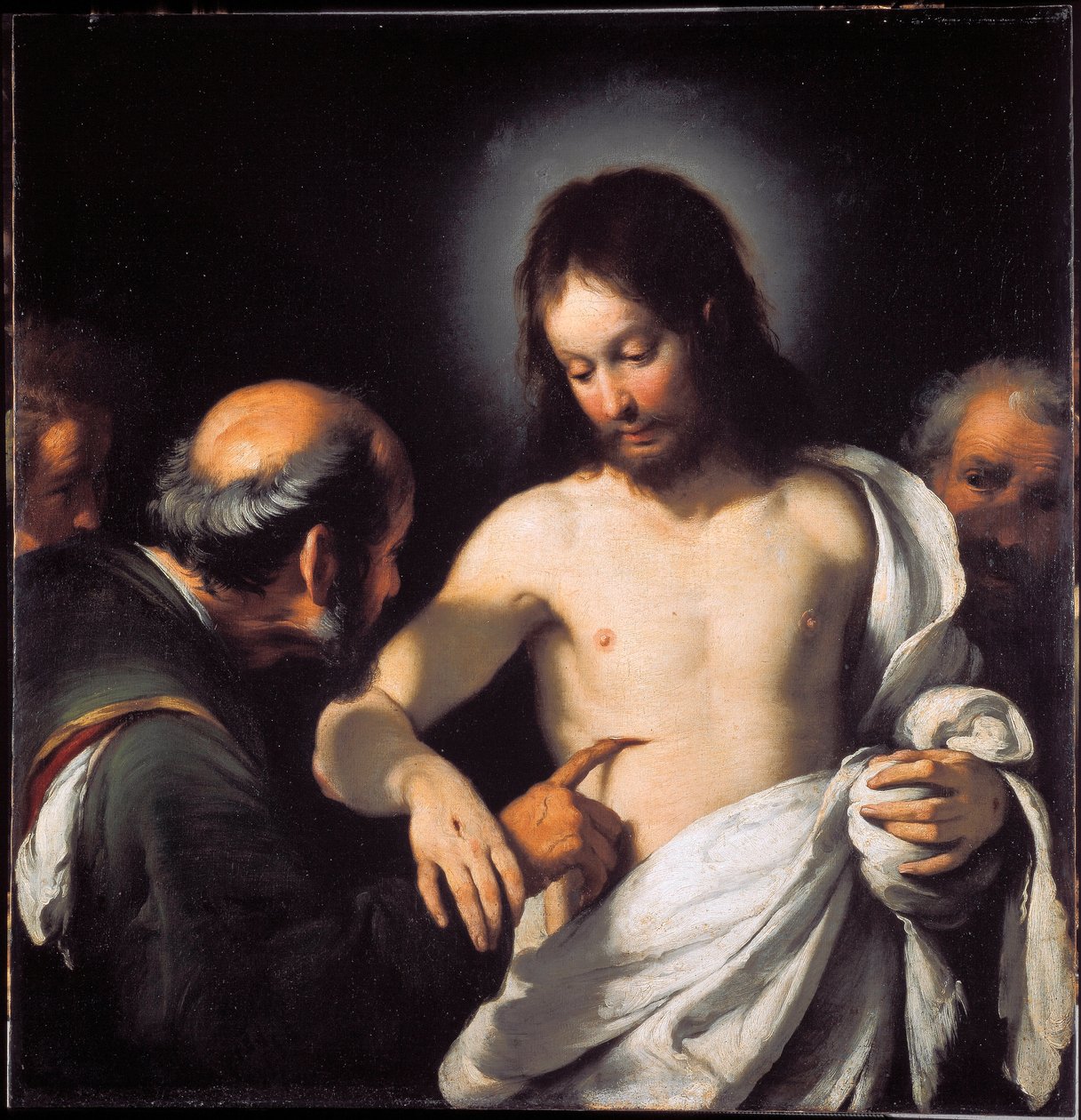 Bernardo Strozzin (1581-1644) Pyhän Tuoman maalauksen inkreduliitti, koko 101 x 97,5 cm Genes, Musei di Strada Nuova (entinen Palazzo Bianco) tekijältä Bernardo Strozzi