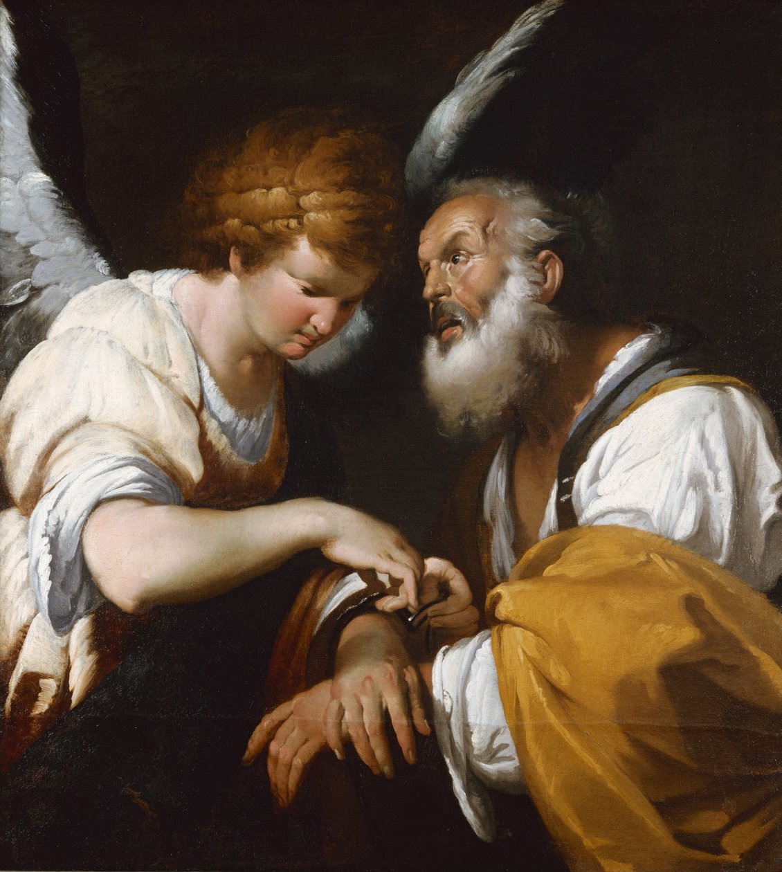 Pyhän Pietarin vapautuminen, n. 1635 tekijältä Bernardo Strozzi