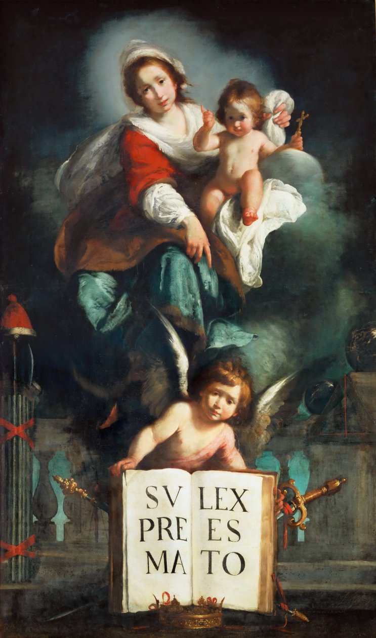 Oikeuden Madonna tekijältä Bernardo Strozzi