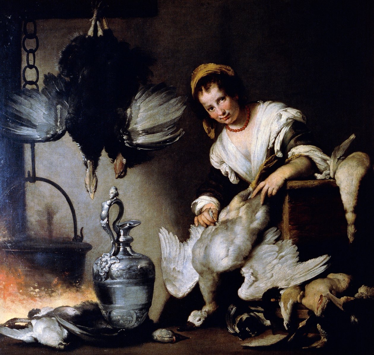 Kokki, noin 1625, Bernardo Strozzi (1581-1644), öljy kankaalle. tekijältä Bernardo Strozzi