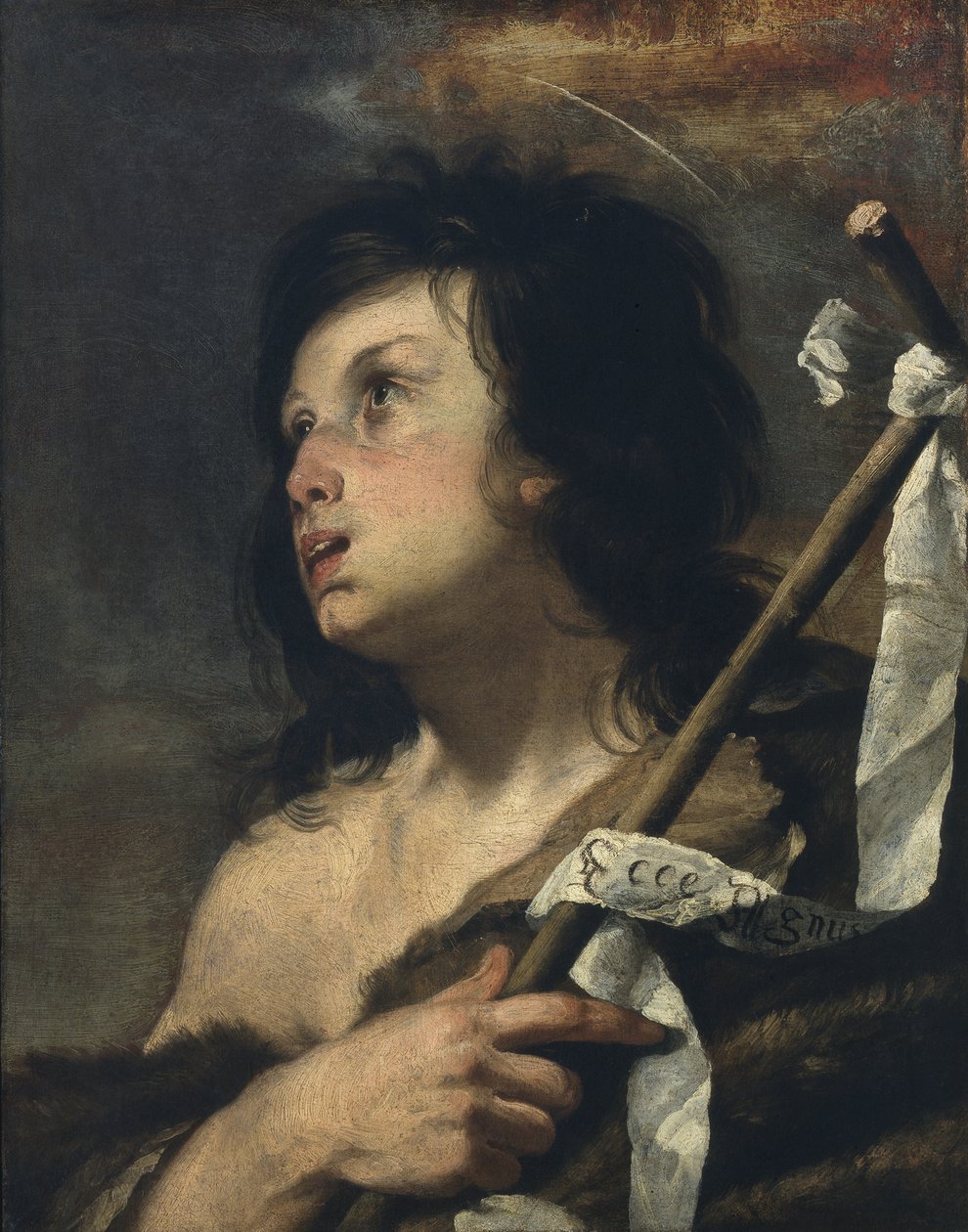 Nuori pyhä Johannes Kastaja tekijältä Bernardo Strozzi