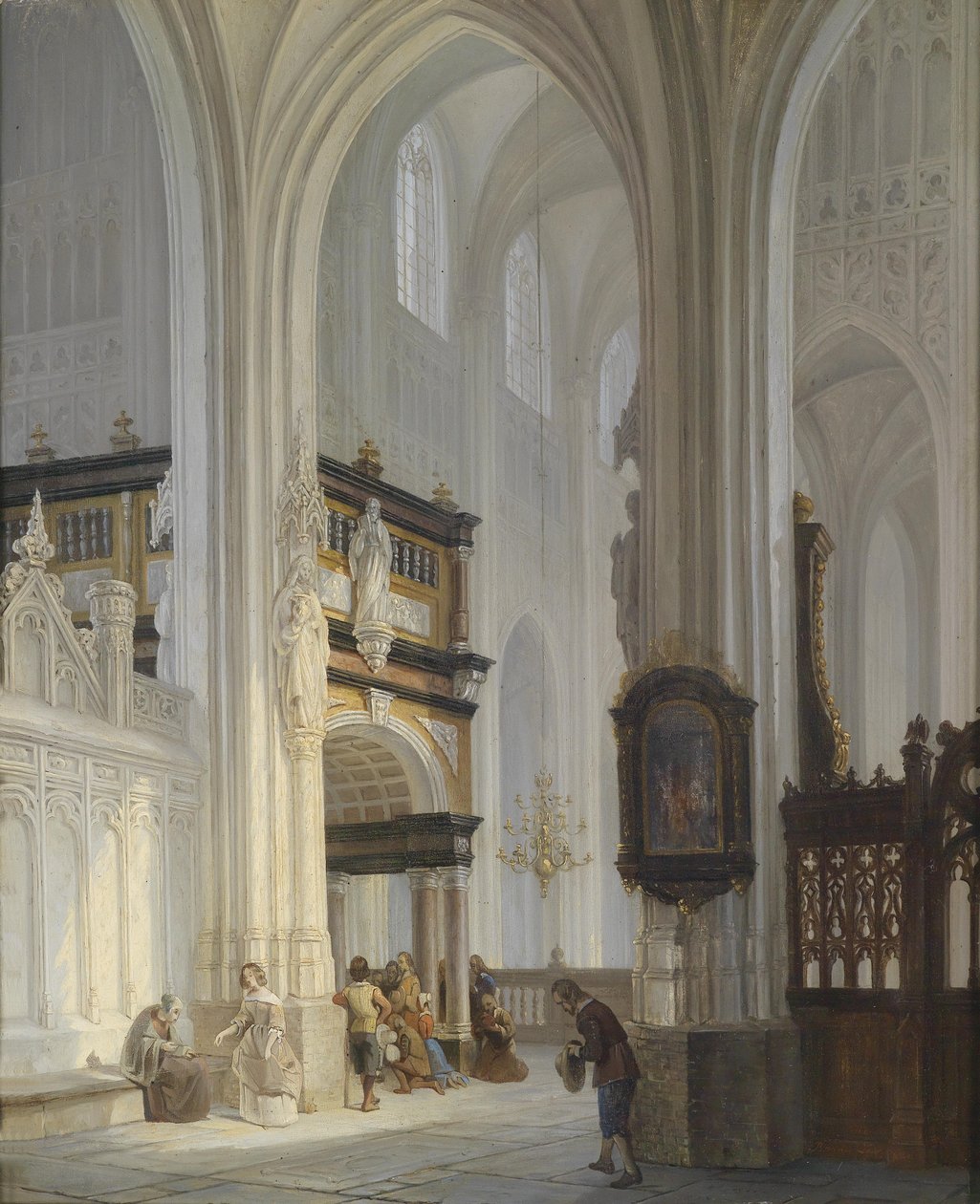 Kircheninterieur tekijältä Bernardus van de Laar
