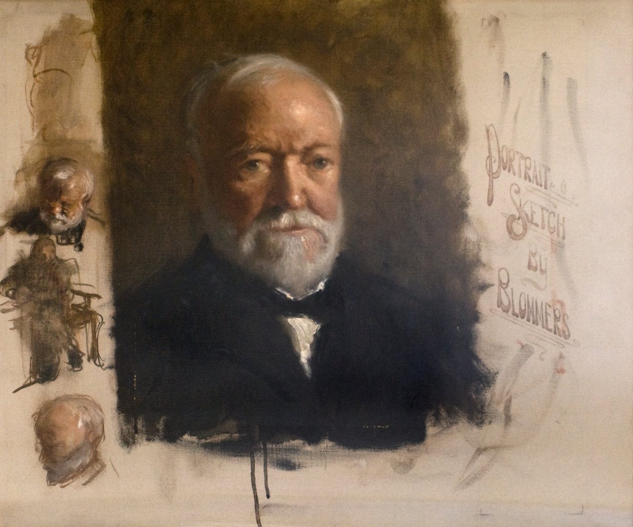 Andrew Carnegie (1835-1918), n. 1912 (öljy kankaalle) tekijältä Bernardus Johannes Blommers or Bloomers