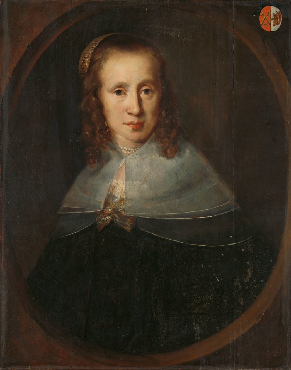 Digna de Maetsin muotokuva. François Leydeckerin ensimmäinen vaimo tekijältä Bernardus Swaerdecroon
