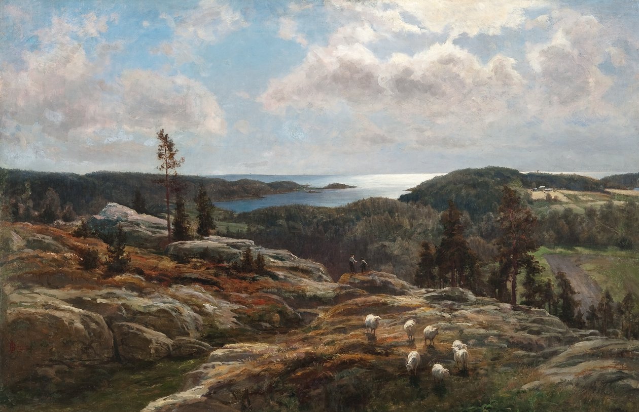 Näkymä Laatokalle tekijältä Berndt Lindholm