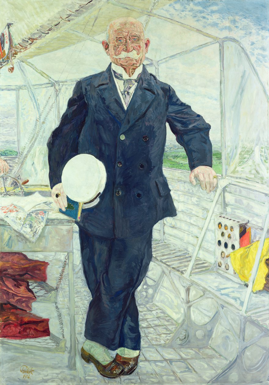 Kreivi Zeppelin (1838-1917) 1914 tekijältä Bernhard Pankok