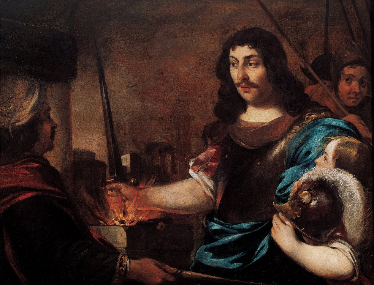 Caius Mucius Scaevolan sankaruus tekijältä Bernhard Keil