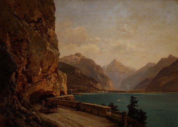 Italialainen järvi tekijältä Bernhard Muhlig
