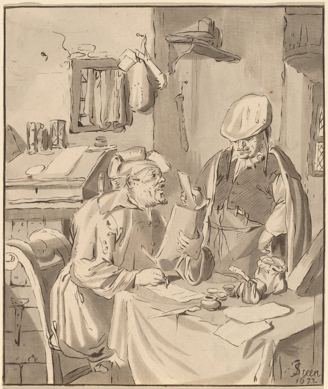 The Collector, 1777, julkaistu 1786. tekijältä Bernhard Schreuder