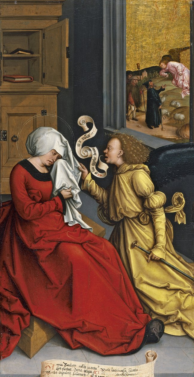 Ilmoitus Pyhälle Annelle, n. 1505-1510 tekijältä Bernhard Strigel
