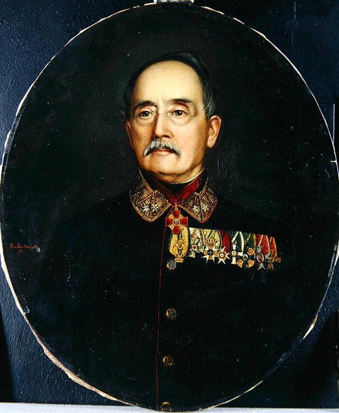 Friedrich Wilhelm Ferdinand Ritter von Breithauptin muotokuva, n. 1870 (öljy kankaalle) tekijältä Berta von Breithaupt