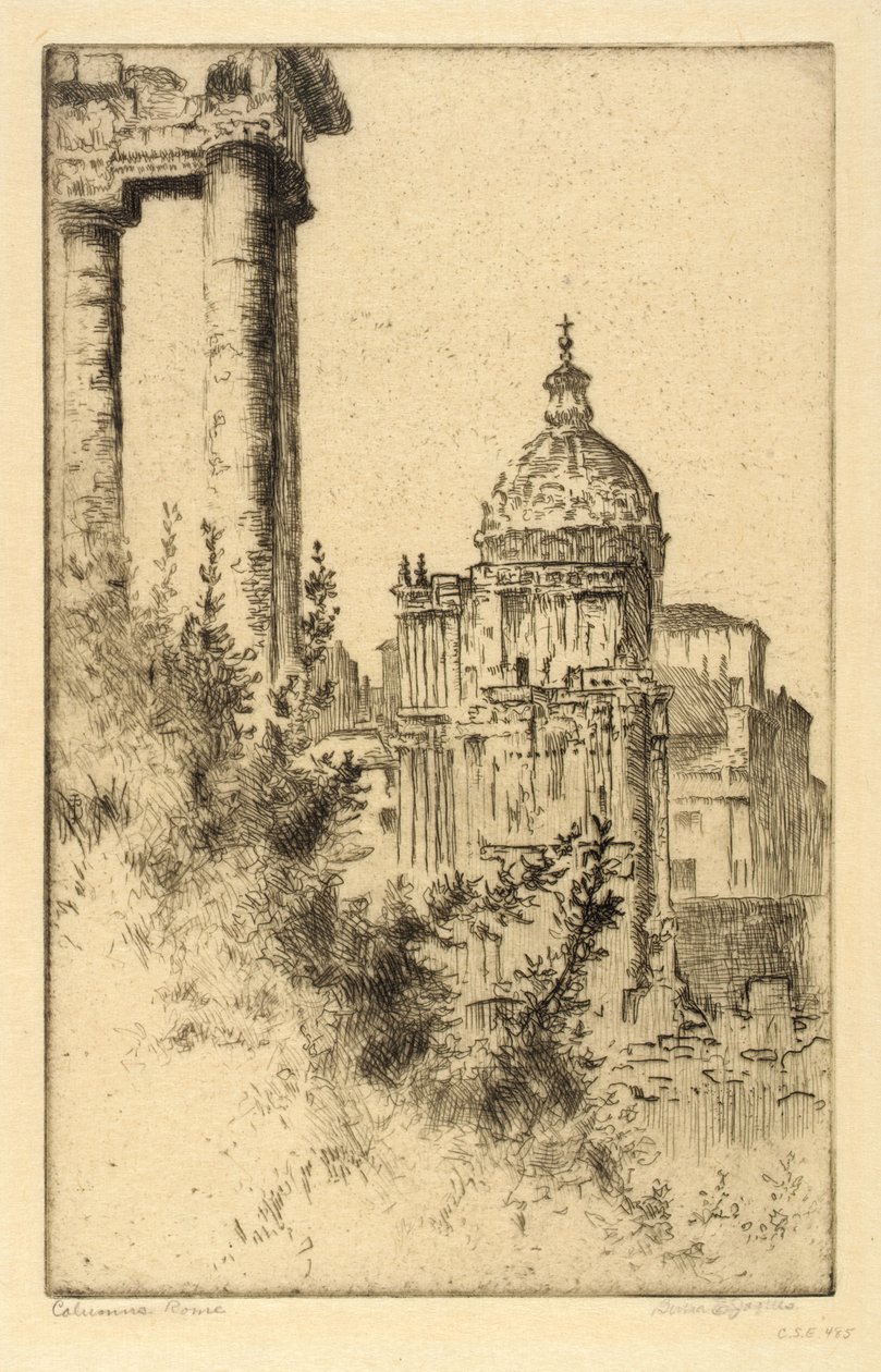 Pylväät, Forum Romanum tekijältä Bertha E. Jaques