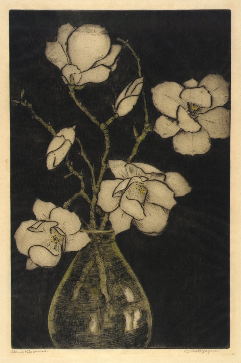 Kevätkukkia (Tree Magnolia) tekijältä Bertha E. Jaques