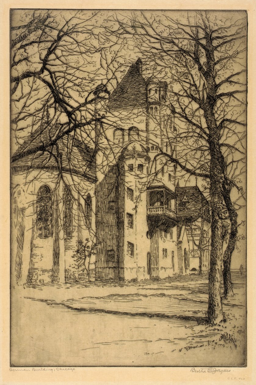 German Building, Chicago tekijältä Bertha Evelyn Jaques