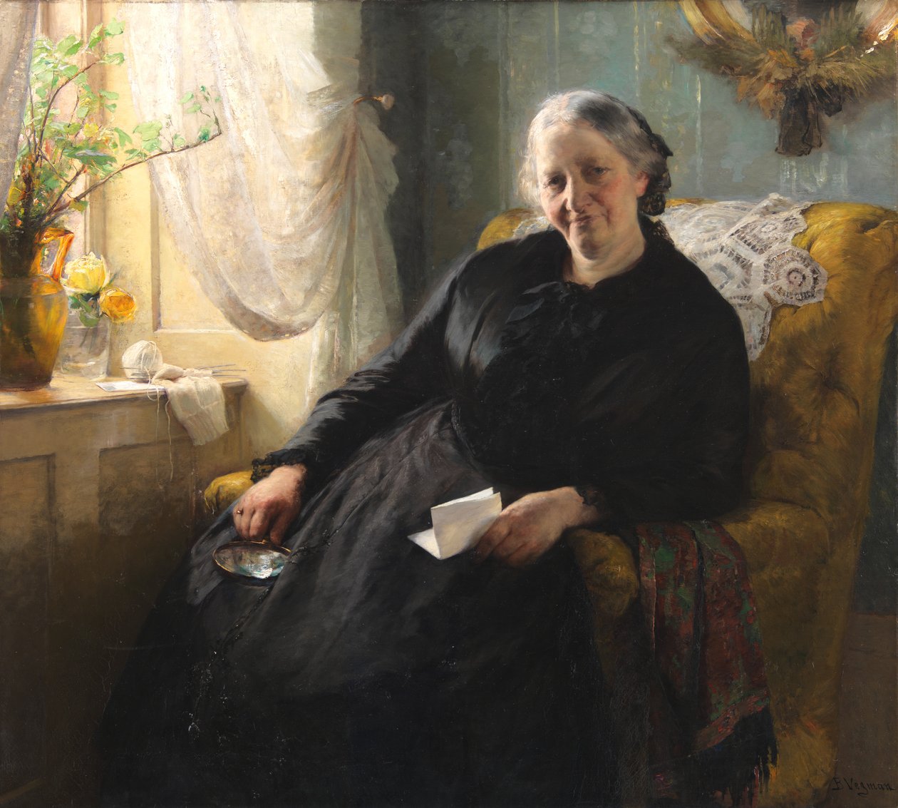Cecilie Trierin muotokuva, os. Melchior tekijältä Bertha Wegmann
