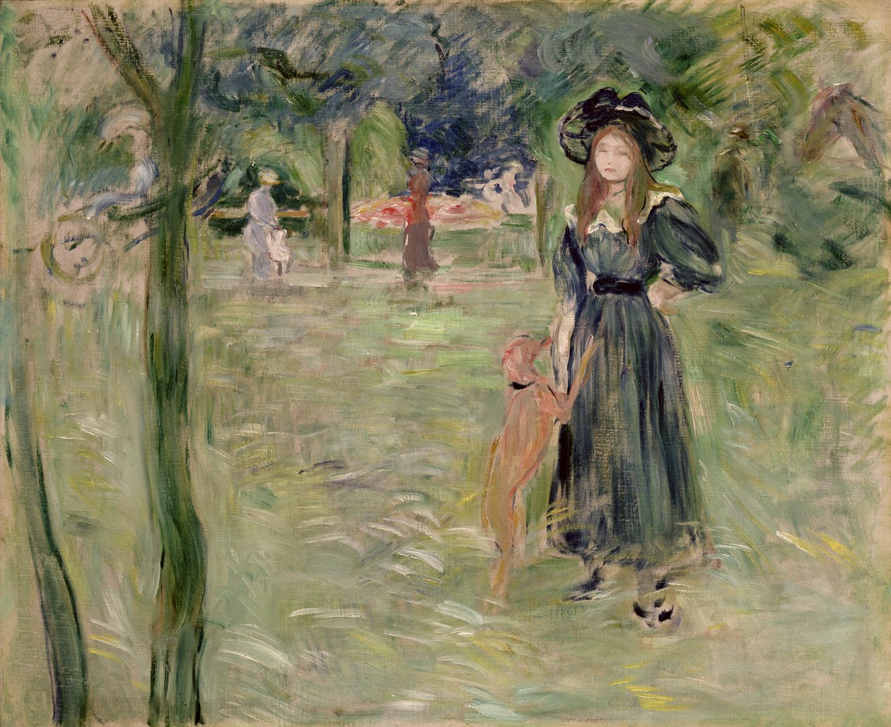Bois de Boulogne, 1893 tekijältä Berthe Morisot