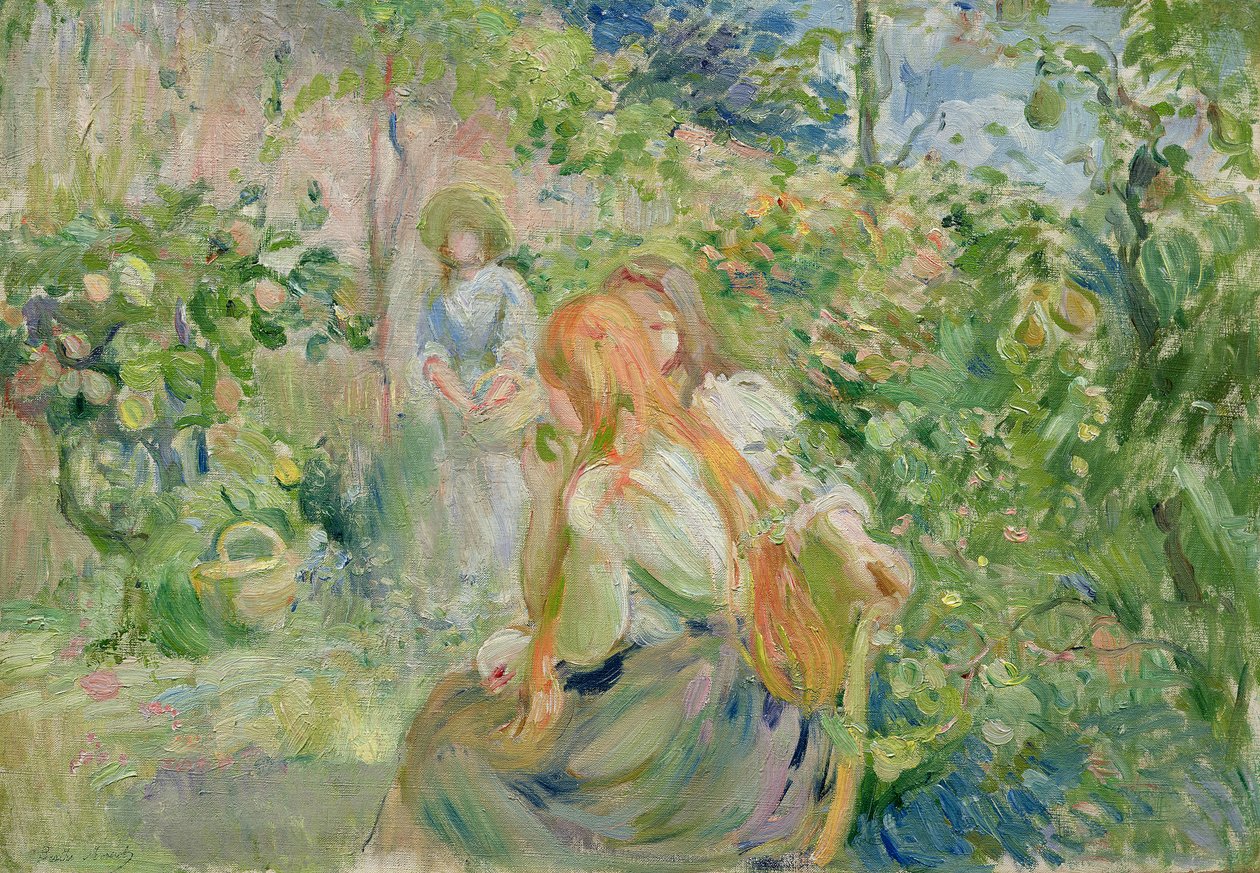 Puutarhassa Roche-Platessa, 1894 tekijältä Berthe Morisot