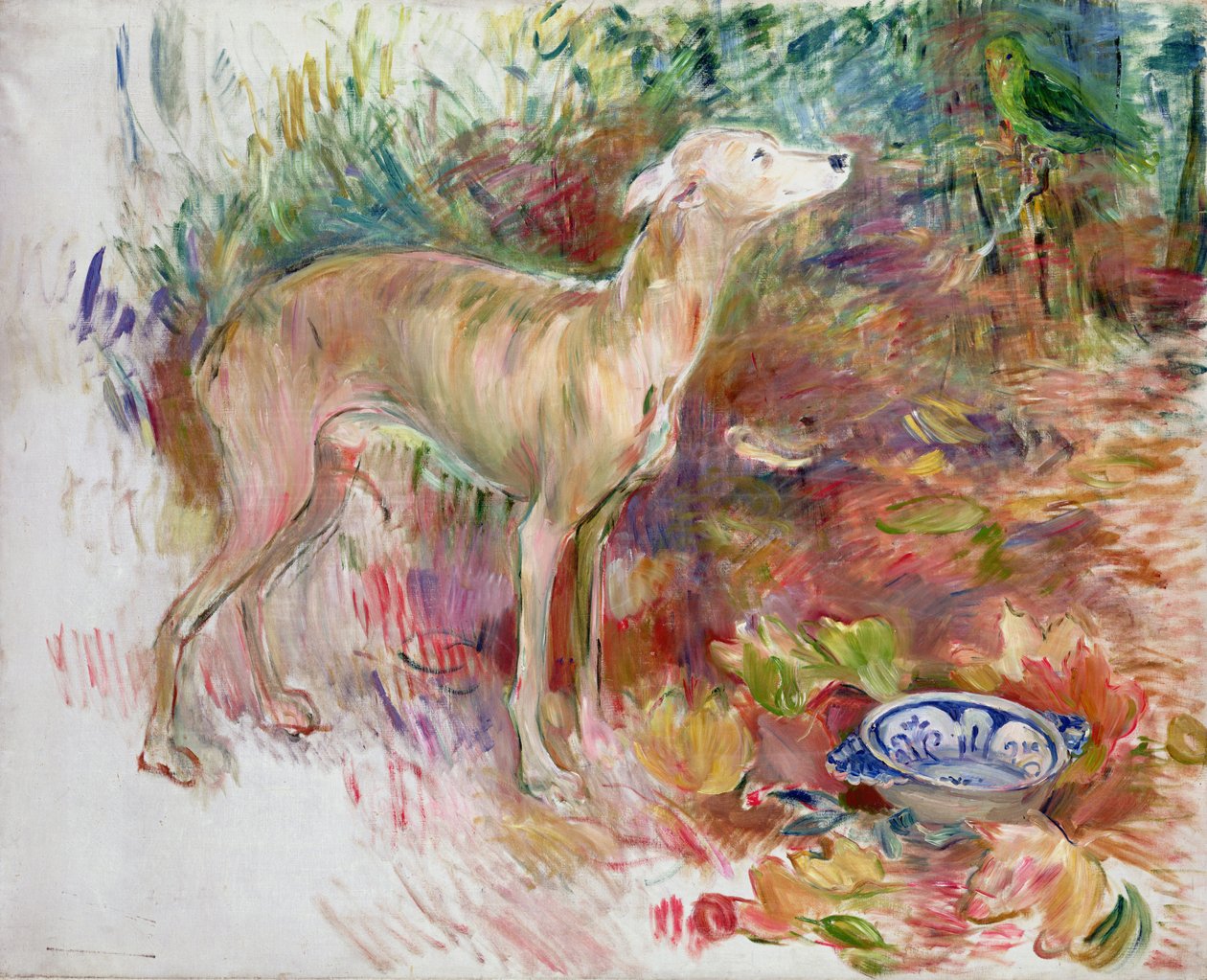 Laerte-vinttikoira, 1894 tekijältä Berthe Morisot